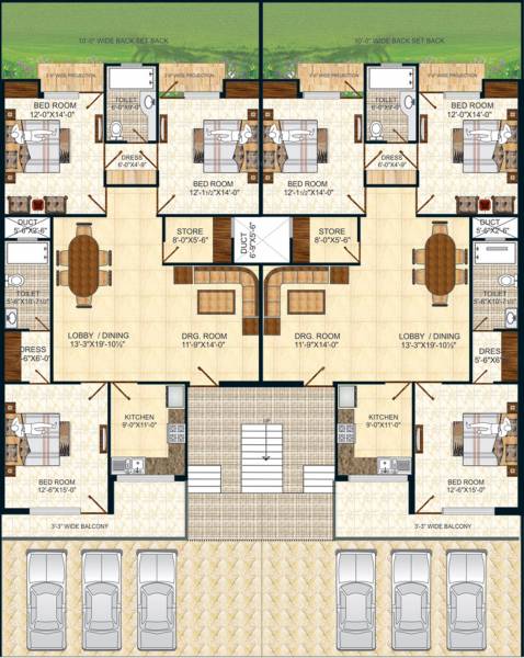 Images for Cluster Plan of Pushpanjali Upvan Apartments Images for Cluster Plan of Pushpanjali Upvan Apartments