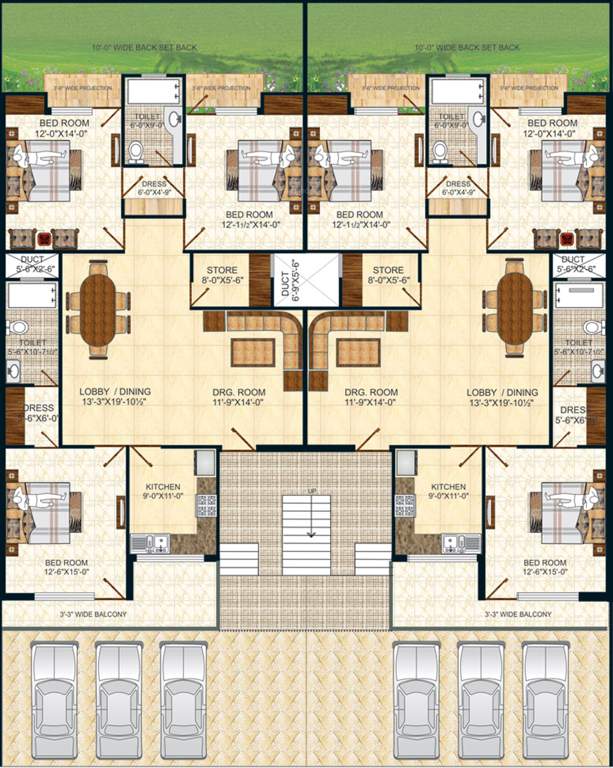 Images for Cluster Plan of Pushpanjali Upvan Apartments
