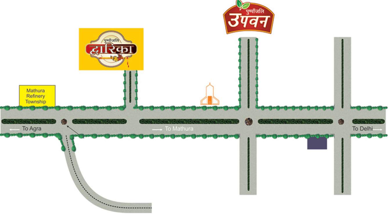 Images for Location Plan of Pushpanjali Upvan Apartments