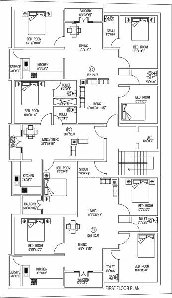 Images for Cluster Plan of Ryka Jeeva Apartment