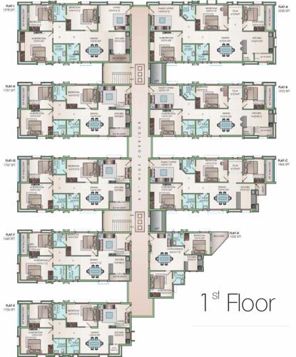  ravi-gayathri-heights Images for Cluster Plan of Jain Ravi Gayathri Heights