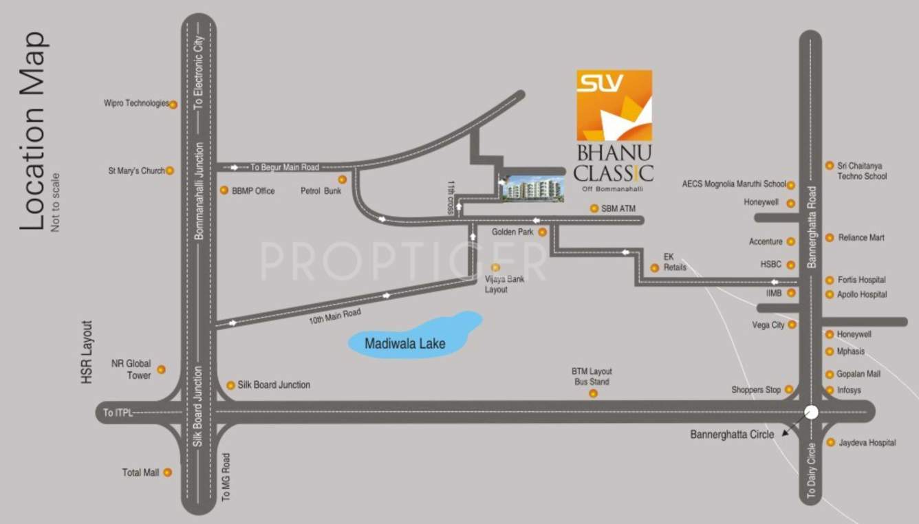 slv bhanu classic Images for Location Plan of PNR SLV Bhanu Classic