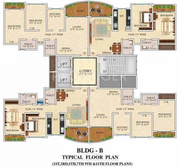 Images for Cluster Plan of Bajaj Prakriti Angan