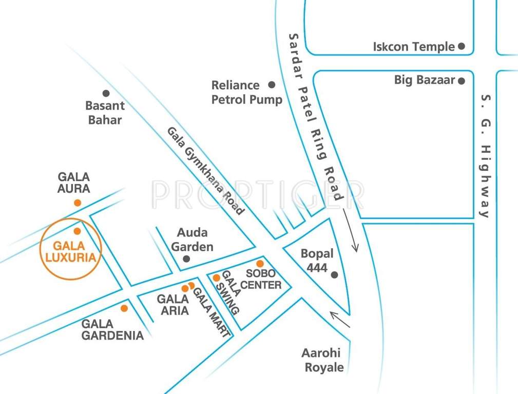 luxuria Images for Location Plan of Gala Luxuria