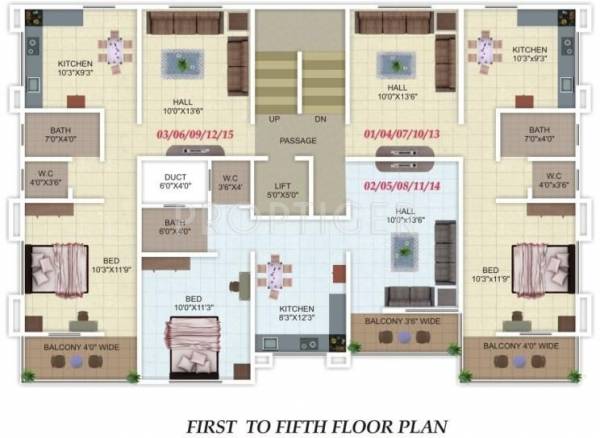 Images for Cluster Plan of SP Construction Pune Audumer Heights