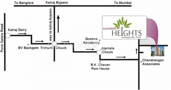 SP Construction Pune Audumer Heights Location Plan