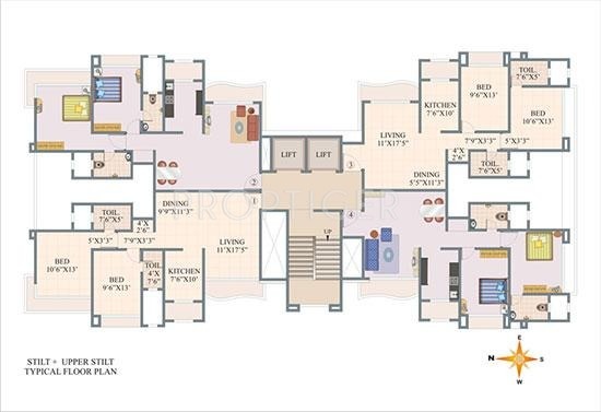 Images for Cluster Plan of Dedhia Group Builders and Developers Palatial Height