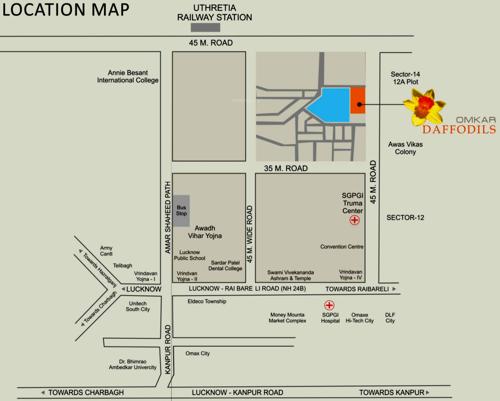 Images for Location Plan of Omkar Daffodils daffodils Images for Location Plan of Omkar Daffodils