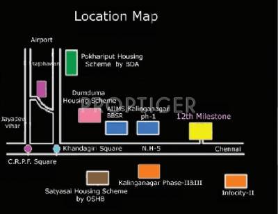 Images for Location Plan of Arya Constructions 12th Milestone