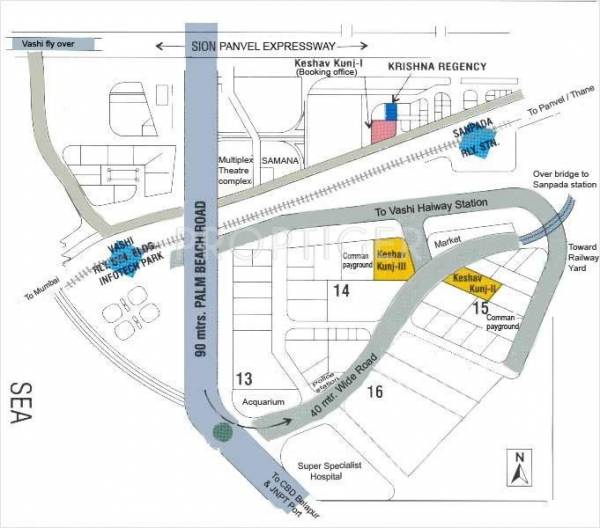 V R Mittal Builder Keshav Kunj 2 Location Plan
