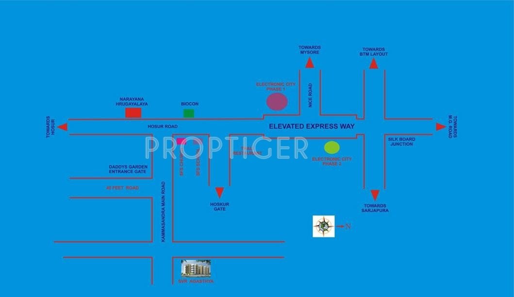 Images for Location Plan of SVR Constructions Agasthya