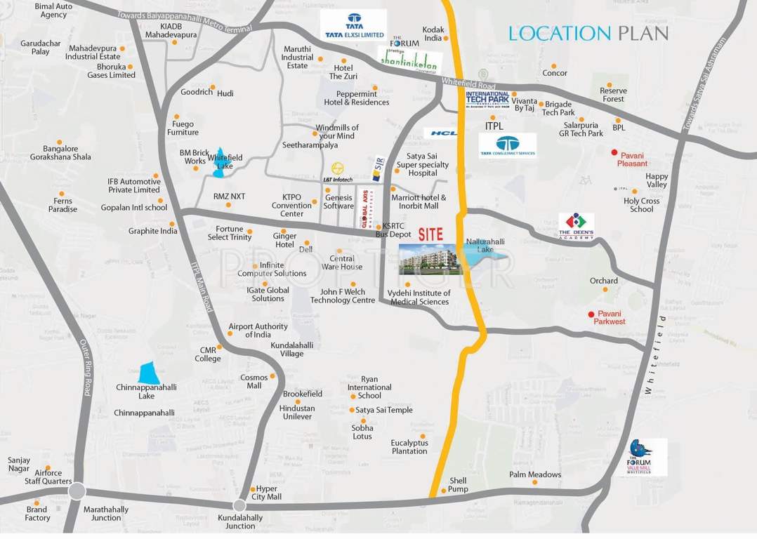 sarovar phase 1 Images for Location Plan of Pavani Sarovar Phase 1