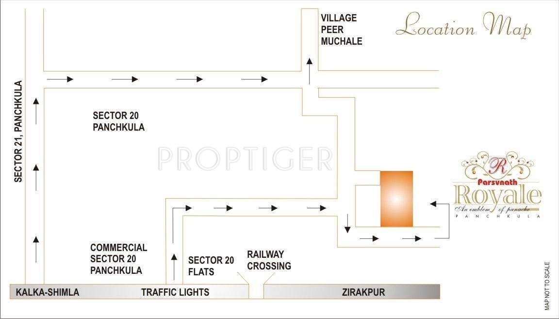  royale Images for Location Plan of Parsvnath Royale