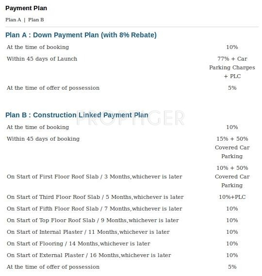 Images for Payment Plan of Parsvnath Royale Payment Plan
