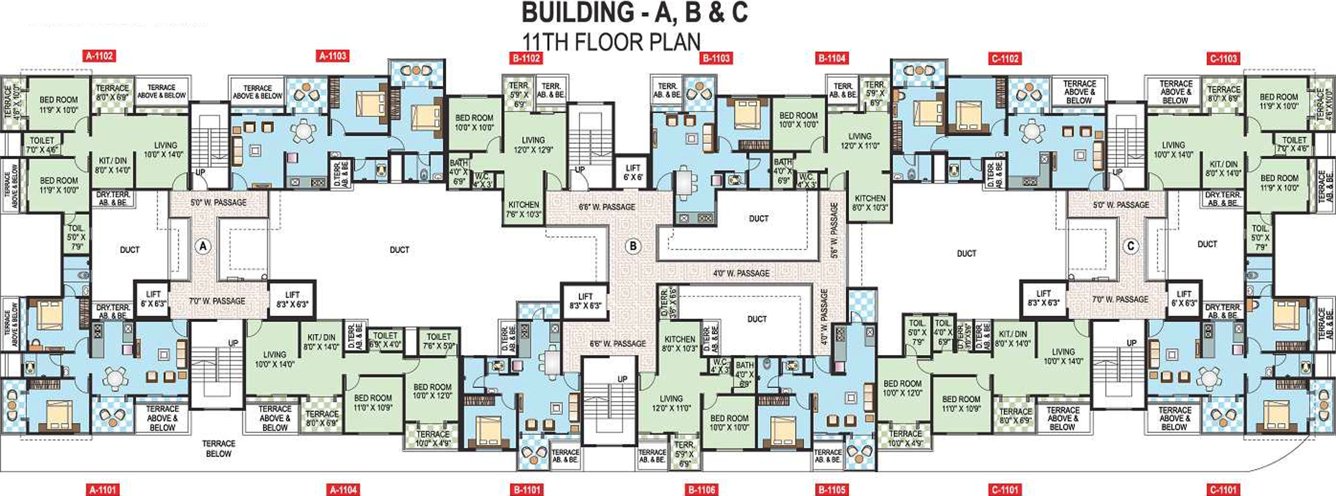 Images for Cluster Plan of Vaishnavi Ouranos