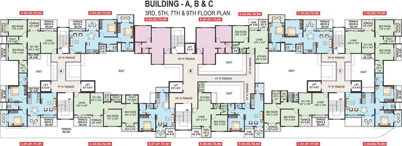 Images for Cluster Plan of Vaishnavi Ouranos