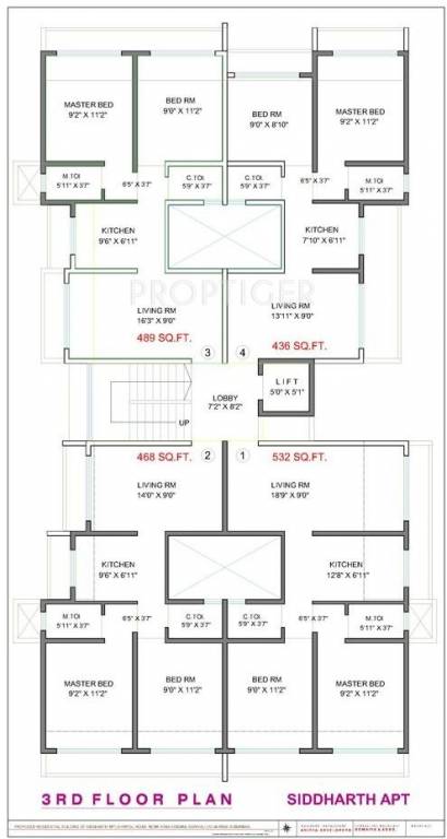 Images for Cluster Plan of Aditya Developers Mumbai Siddharth