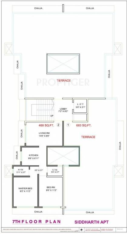 Images for Cluster Plan of Aditya Developers Mumbai Siddharth