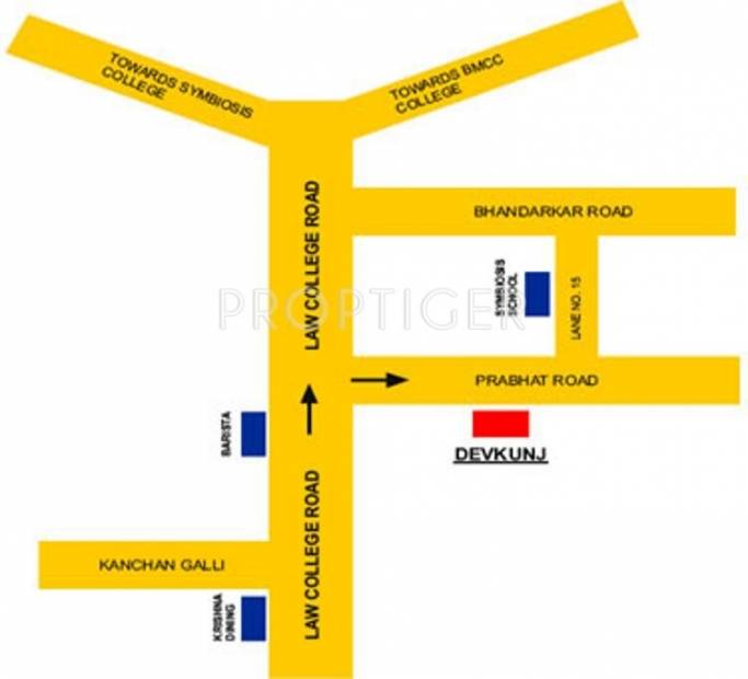 Images for Location Plan of Pandit Javdekar Constructions Devkunj