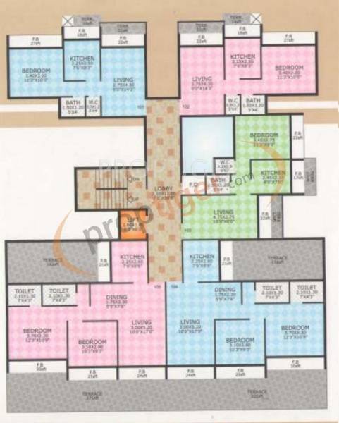  ramdev-homes Single Tower Cluster Plan