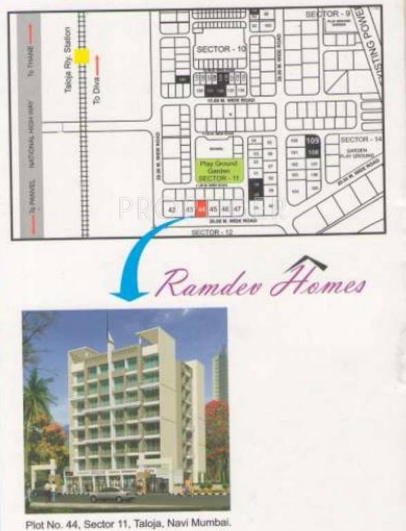  ramdev homes Location Plan