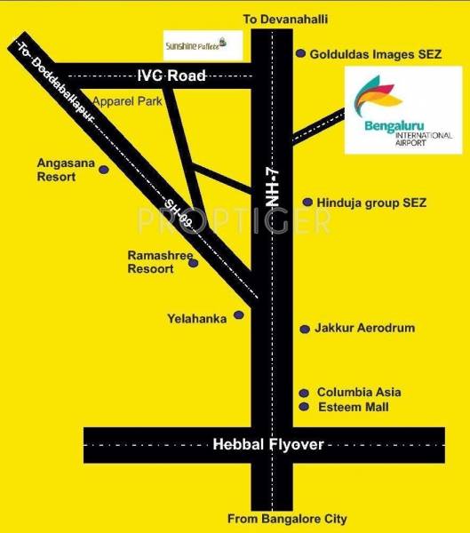 Images for Location Plan of Unnathi Sunshine Palette