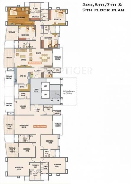 Images for Cluster Plan of Amar Builders Pune Ambience 2