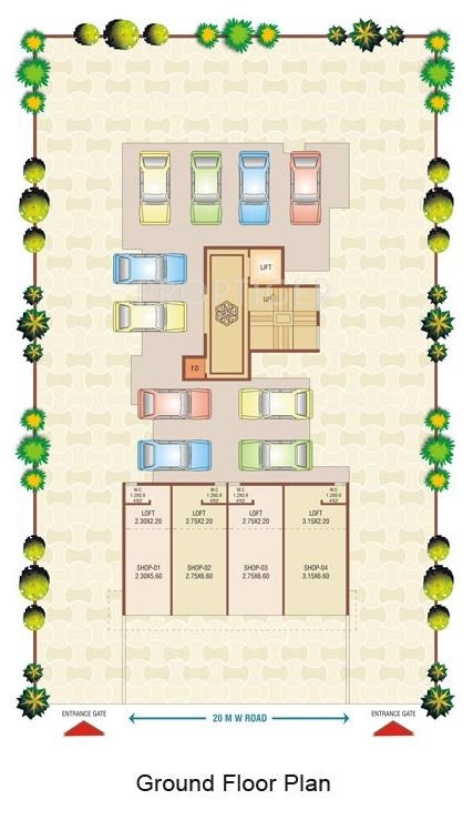 Images for Cluster Plan of Shreeji Group Builders And Developers Shreeji Solitaire