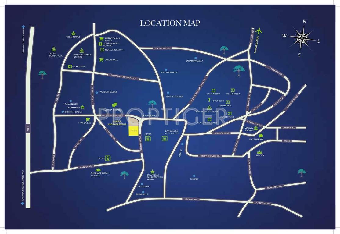  indraprastha Images for Location Plan of Sobha Indraprastha