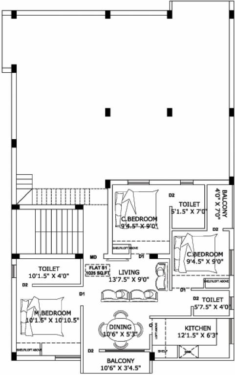 Images for Cluster Plan of Thulasi Manoj Castle
