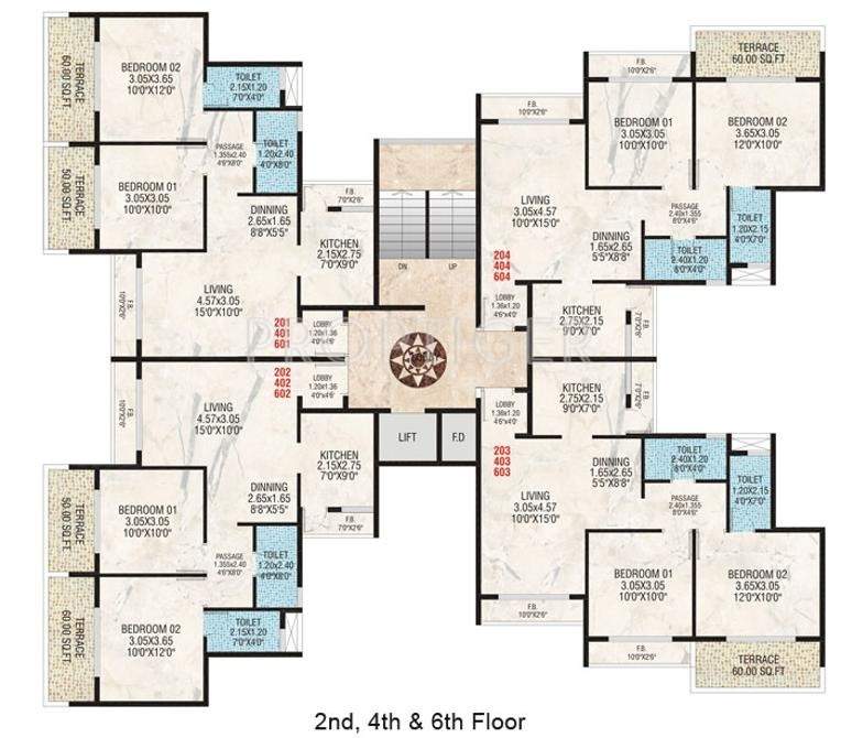 Images for Cluster Plan of Shreeji Group Builders And Developers Shreeji Palms