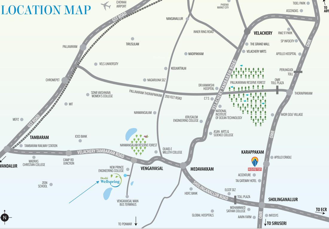  wellspring Images for Location Plan of Doshi Wellspring