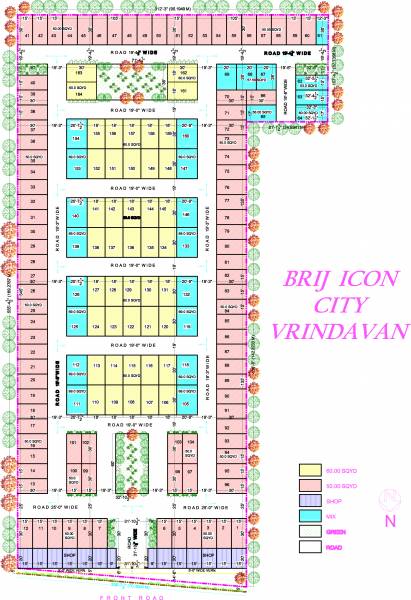 Images for Layout Plan of Bhoomi Brij Icon City