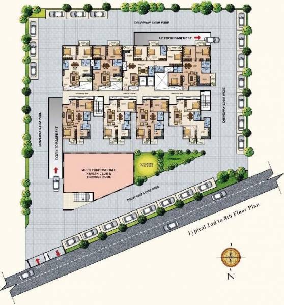 Single Tower Cluster Plan nakshatra Single Tower Cluster Plan