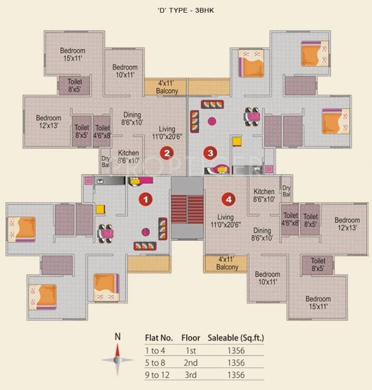 little hearts A1 Cluster Plan