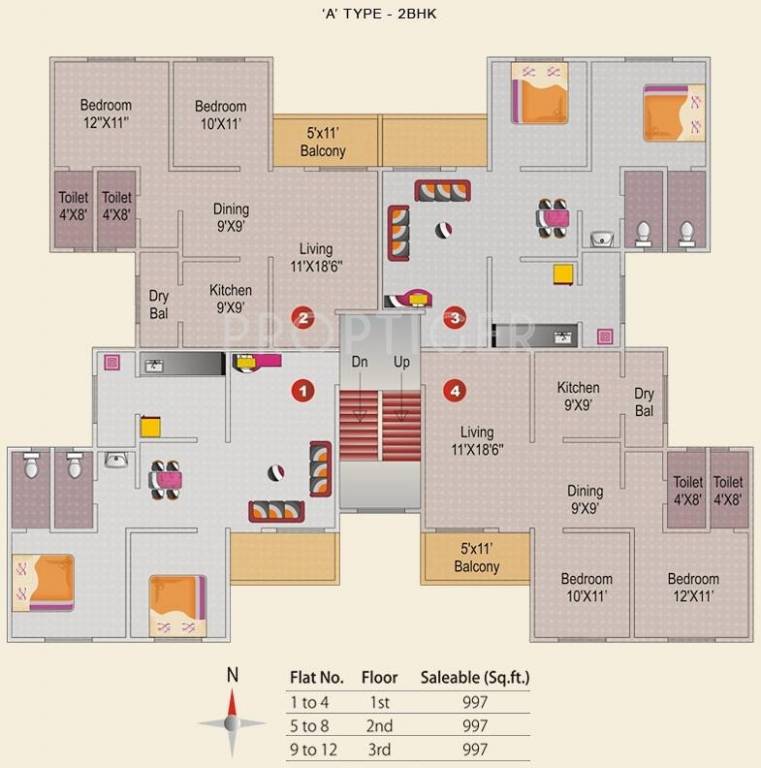 little hearts A2 Cluster Plan