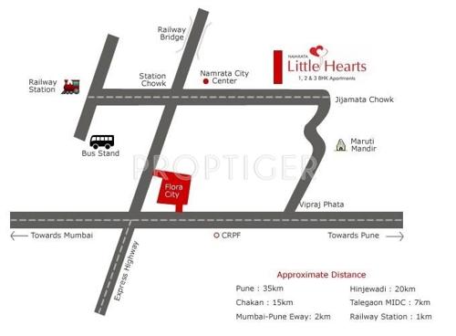  little-hearts Images for Location Plan of Namrata Group Little Hearts