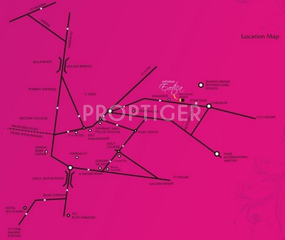Images for Location Plan of Shreyas Palladium Exotica
