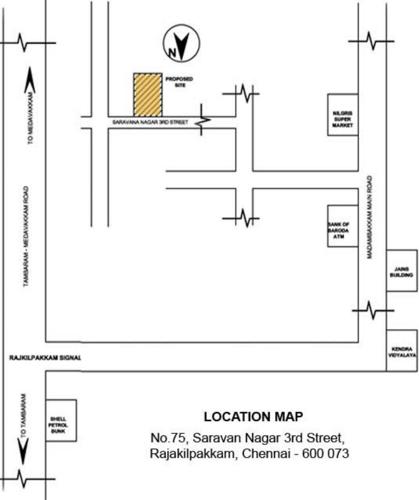 Images for Location Plan of Thulasi Homes Manoj Citadel