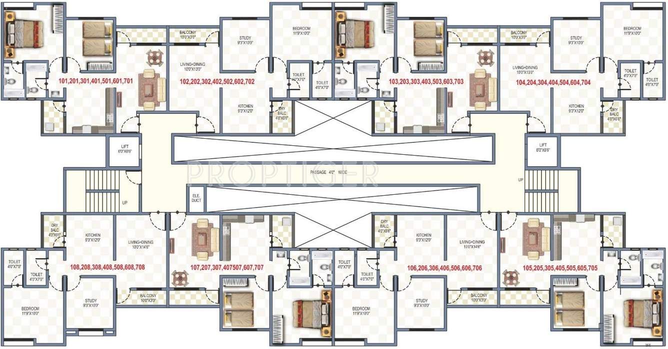 Images for Cluster Plan of Namrata Group Eco City