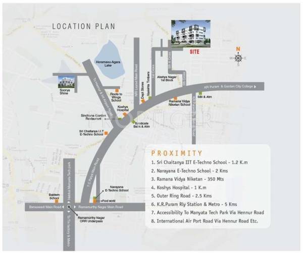 Images for Location Plan of Pegasus Soorya Splendor Images for Location Plan of Pegasus Soorya Splendor