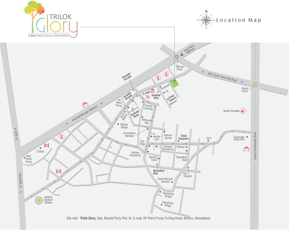 Images for Location Plan of Trilok Glory