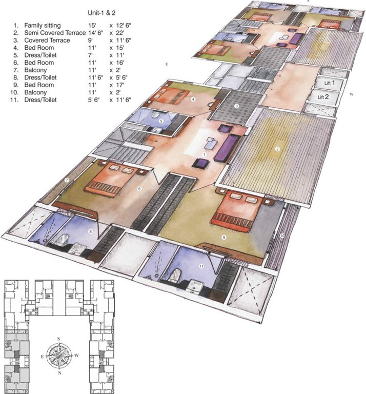 Images for Cluster Plan of Prapti Springs Retreat 4