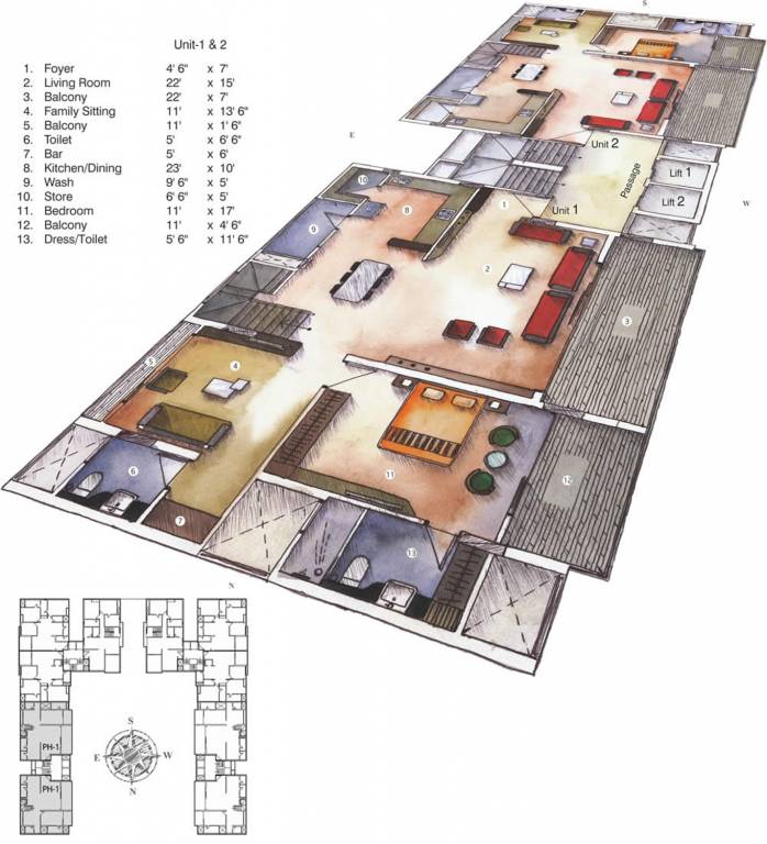 Images for Cluster Plan of Prapti Springs Retreat 4