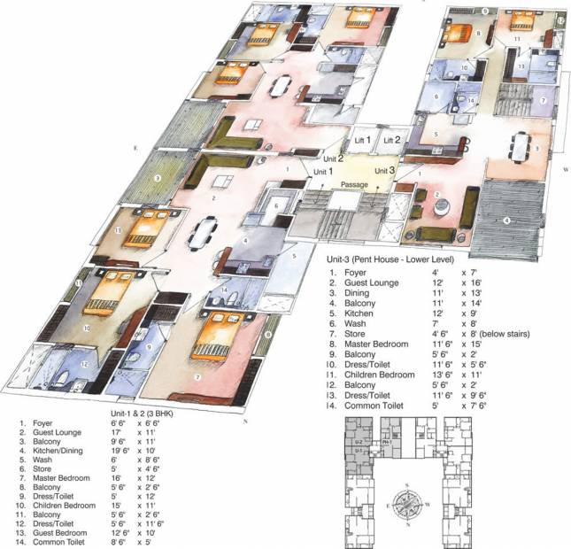 Images for Cluster Plan of Prapti Springs Retreat 4