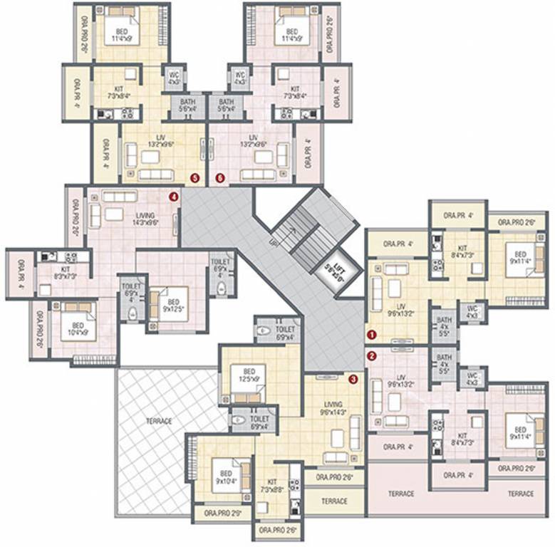 Images for Cluster Plan of Panvelkar Realty Panvelkar Nisarg Phase I