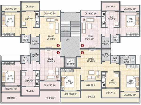 Images for Cluster Plan of Panvelkar Realty Panvelkar Nisarg Phase I