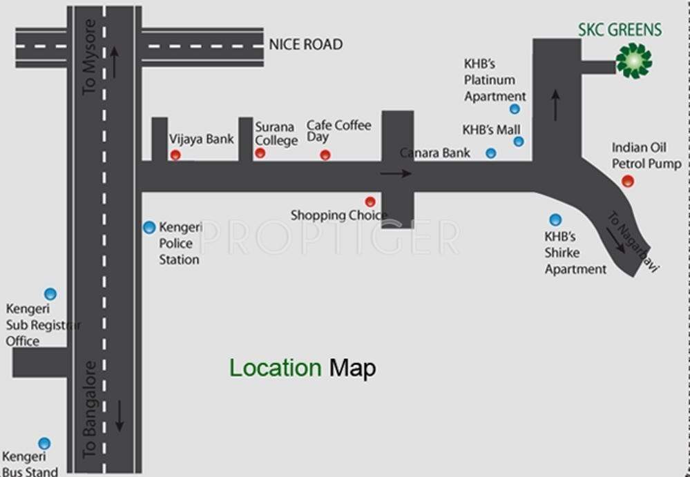 Images for Location Plan of Sri Krishna Constructions India SKC Greens