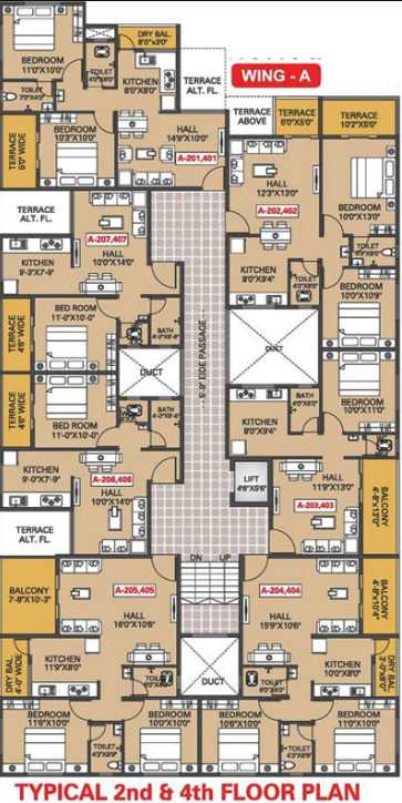  glorious Wing B Cluster Plan