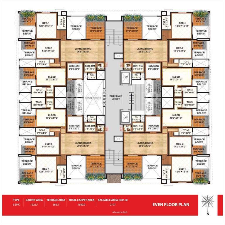  terraza Images for Cluster Plan of Sanskruti Terraza